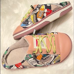 ➡️UPDATED: SOLD⬅️‼️ Comfy Happiness Sneaker Fashion Slippers
